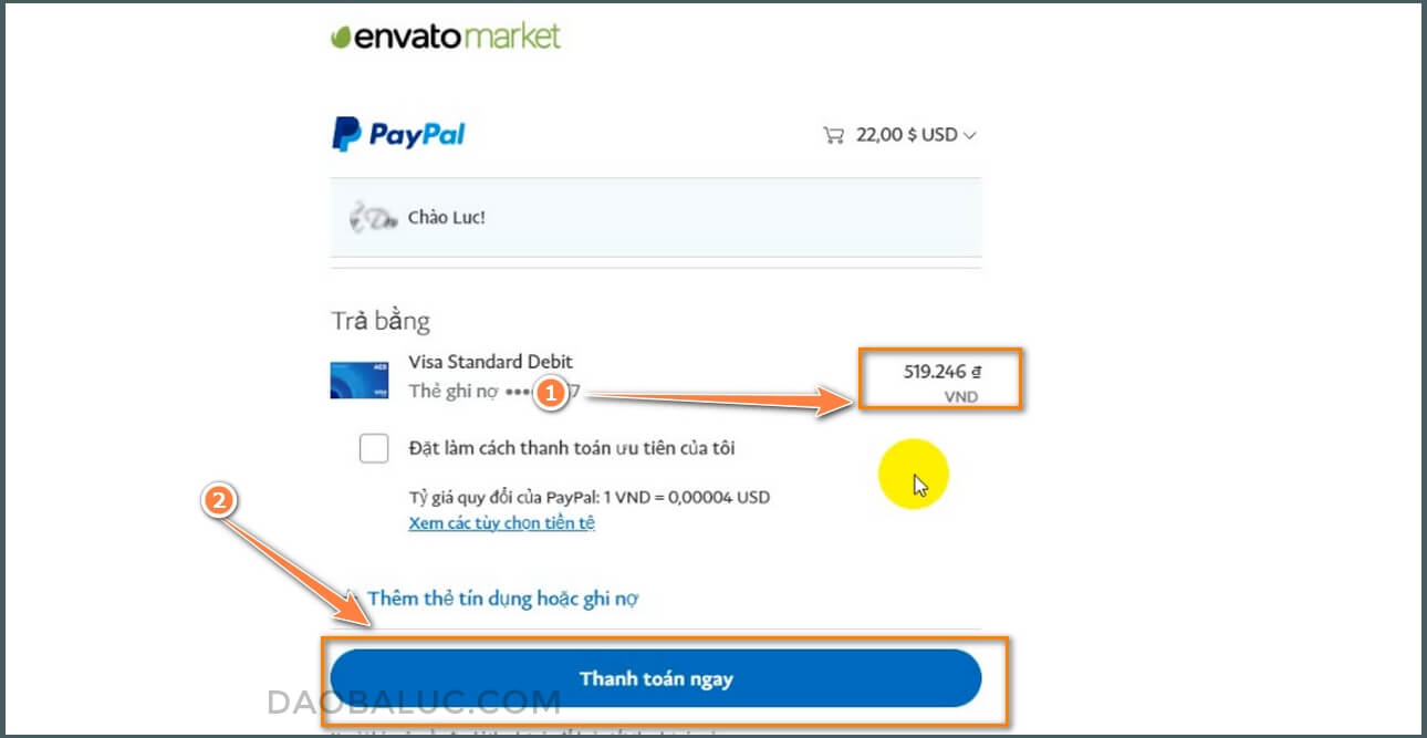 thanh toán fixed toc bằng paypal